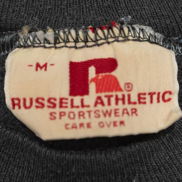 Vintage 1986 Russell Athletic Short Sleeve Crewneck Sweatshirt Size Medium - Picture 7 of 11